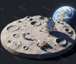 Artemis IV: Crewed Moon Landing