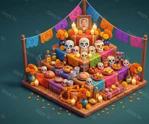 Countdown to Day of the Dead (Día de los Muertos) - Sun, Nov 1, 2026