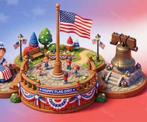 Countdown to Flag Day in US - Sun, Jun 14, 2026