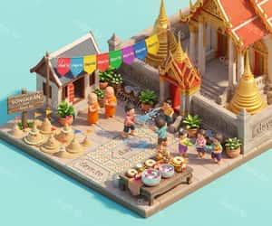 Countdown to Songkran (Thai New Year) - Mon, Apr 13, 2026