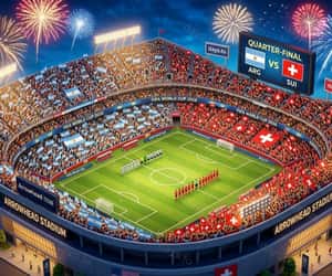 Countdown to FIFA World Cup Quarter-Final: Argentina vs Switzerland - Sat, Jul 11, 2026, 8:00 PM